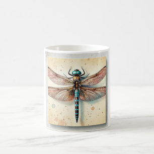 Taza De Café Aethriamanta Dragonfly 100724IREF110 - Watercolor