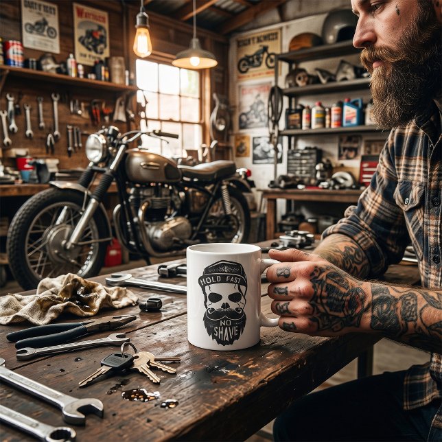 Taza De Café Aferrarse Sin Afaitar (Subido por el creador)