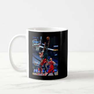 Taza De Café Affiche Anthony Edwards Dunk sur Yuta Watanabe