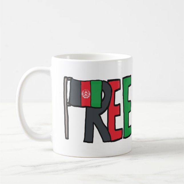 Taza De Café Afganistán libre (Izquierda)
