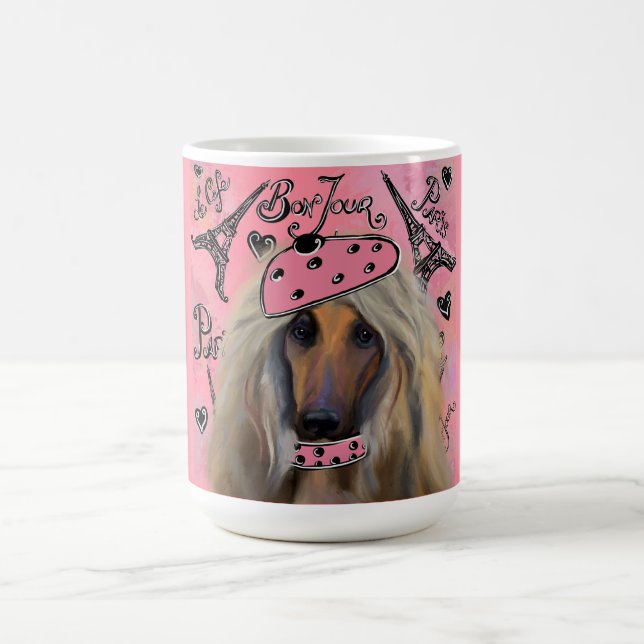 TAZA DE CAFÉ AFGHAN HOUND (Centro)