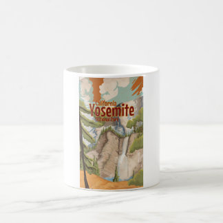 Taza De Café Afiche de Yosemite vintage