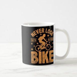 Taza De Café Aficionado al ciclismo de montaña en bicicleta de 