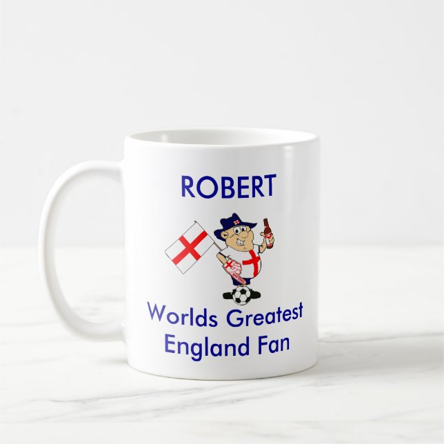 Taza De Café Aficionado al fútbol adaptable de Inglaterra (Izquierda)