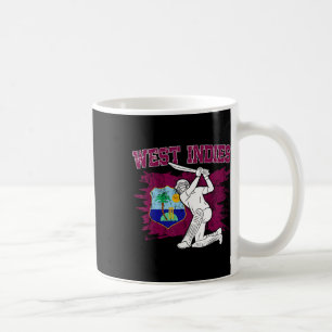Taza De Café Aficionado de críquet de las Indias Occidentales p