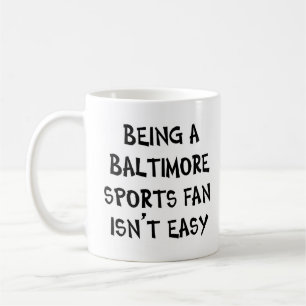 Taza De Café aficionado de deportes de baltimore, siendo