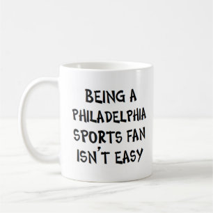 Taza De Café aficionado de deportes de Filadelfia, siendo