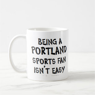 Taza De Café aficionado de deportes de Portland, siendo