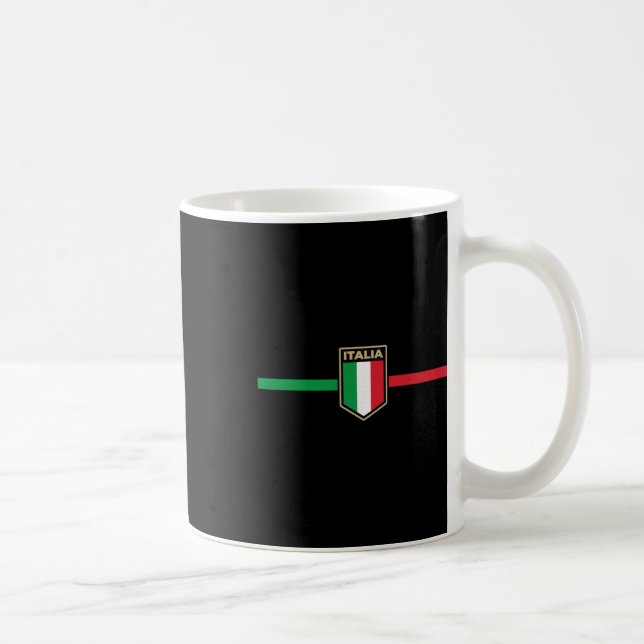 Taza De Café Aficionado de fútbol de Italia (Derecha)