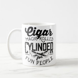 Taza De Café Aficionado de los cigarros divertido para mujeres 