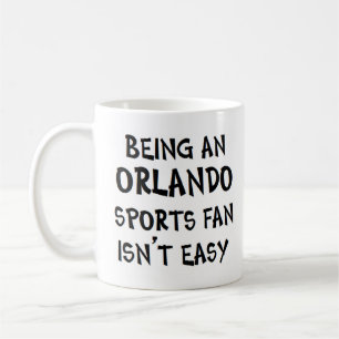Taza De Café aficionado de los deportes de Orlando, siendo