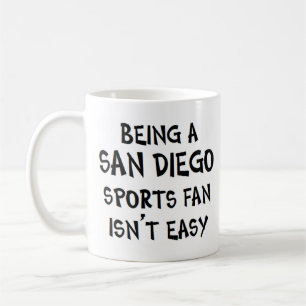 Taza De Café aficionado de los deportes de san diego, siendo