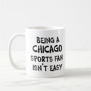 Taza De Café aficionado del deporte de Chicago, siendo