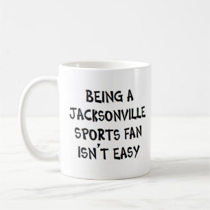Taza De Café aficionado del deporte de Jacksonville, siendo