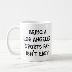 Taza De Café aficionado del deporte de los angeles, siendo