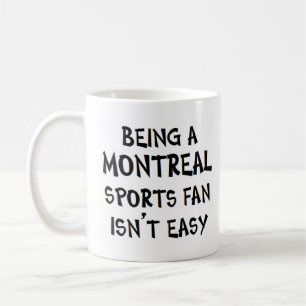 Taza De Café aficionado del deporte de Montreal, siendo