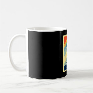 Taza De Café Aficionado del deporte de senderismo vintage retro