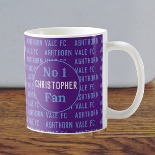 Taza De Café Aficionado del Fútbol o Seguidor de Fútbol Claret