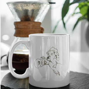 Taza De Café Aficionado del jazz trompetista