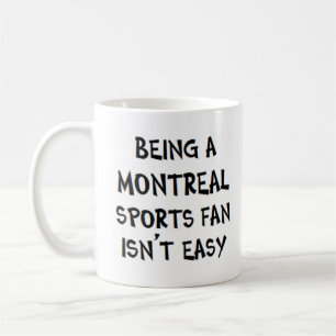 Taza De Café aficionado deportivo de Montreal, siendo