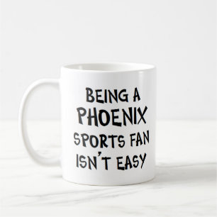 Taza De Café aficionado deportivo de Phoenix, siendo