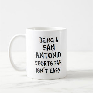 Taza De Café aficionado deportivo de san antonio, siendo