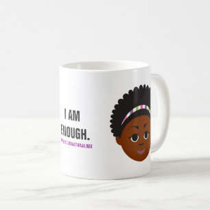 Taza De Café Afirmación de #Proud2BNaturalMe