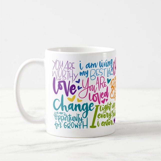 Taza De Café Afirmación diaria (Izquierda)