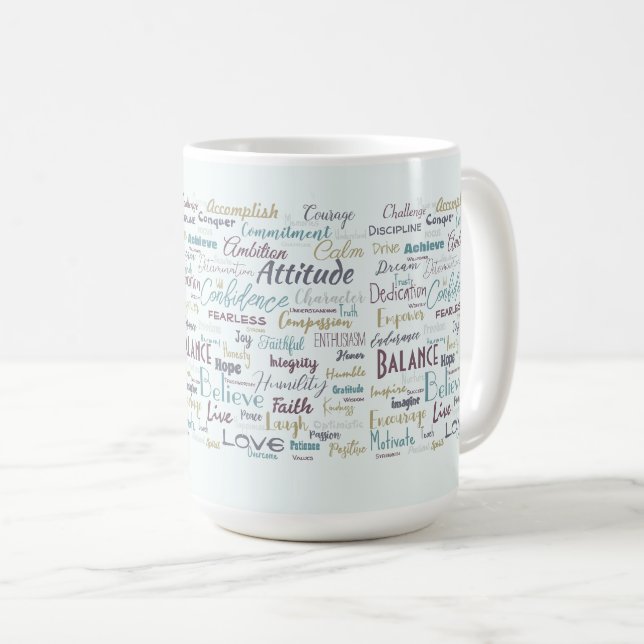 Taza De Café Afirmaciones (Anverso derecho)