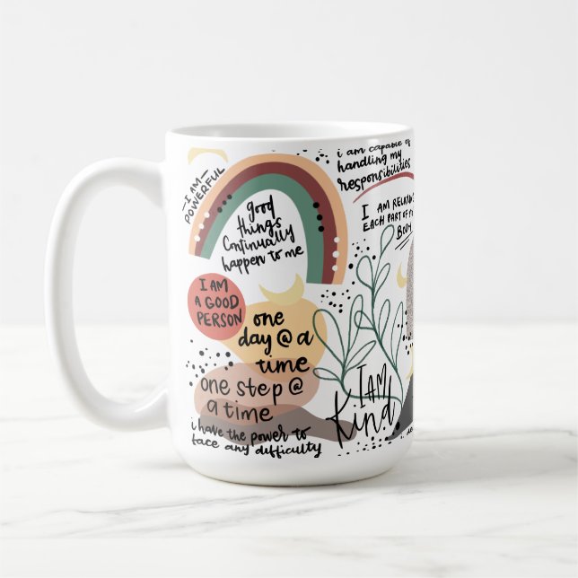 Taza De Café Afirmaciones Positivas (Izquierda)