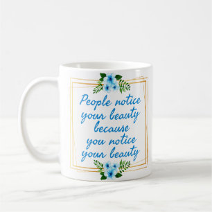 Taza De Café afirmaciones positivas citas para ella