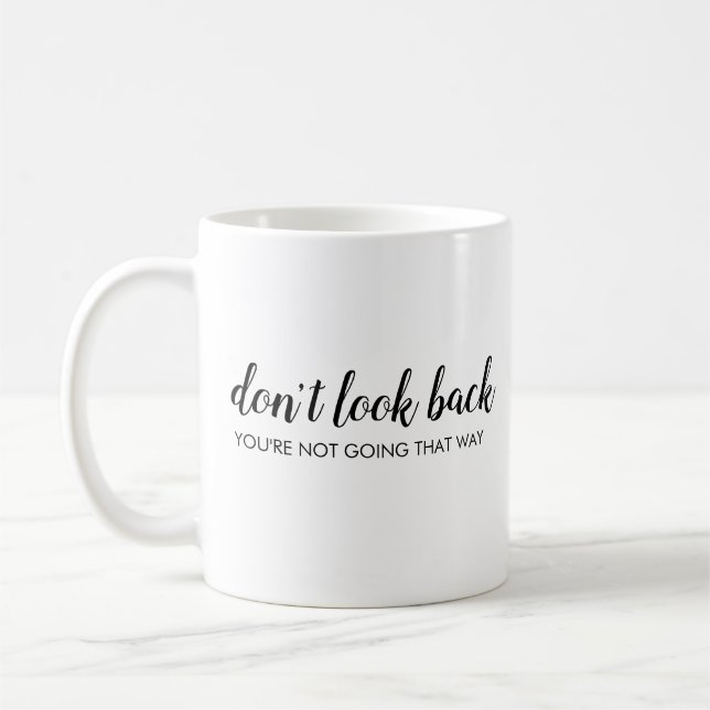Taza De Café Afirmaciones positivas de café Mug (Izquierda)