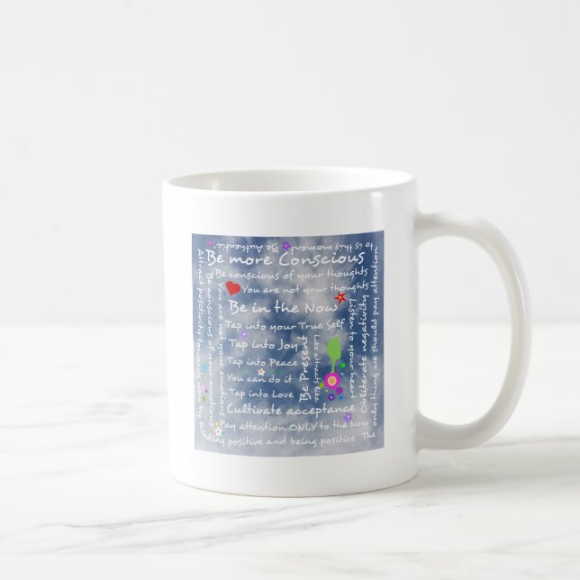 Taza De Café Afirmaciones positivas espirituales (Derecha)