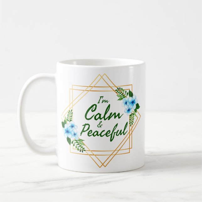Taza De Café afirmaciones positivas para el día (Izquierda)