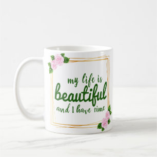 Taza De Café afirmaciones positivas para el trabajo y la acepta
