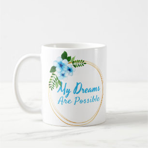 Taza De Café afirmaciones positivas para la aceptación de la vi