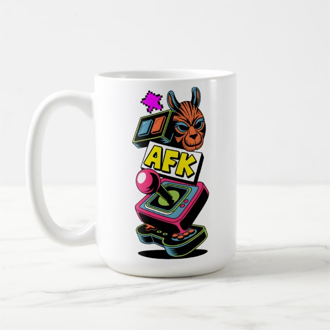 Taza De Café AFK Totem Tower (Izquierda)