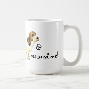 Taza De Café Afloramiento pequeno Griffon Vendéen del rescate