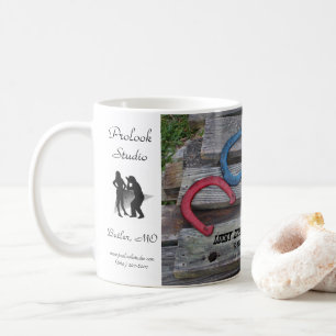 TAZA DE CAFÉ AFORTUNADA DE LAS HERRADURAS