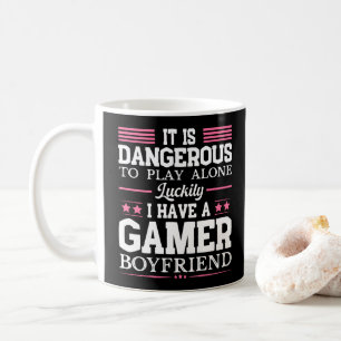 Taza De Café Afortunadamente Tengo Una Pareja Graciosa De Amigo