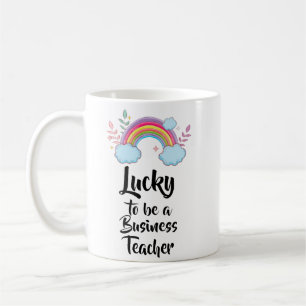 Taza De Café Afortunado De Ser Un Maestro De Negocios Mug