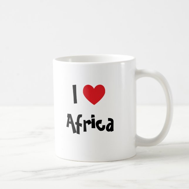 Taza De Café África del corazón (Derecha)