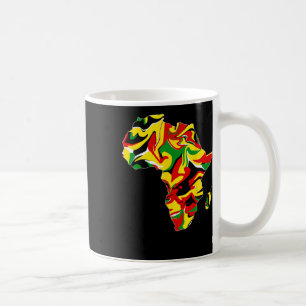 Taza De Café Africa Map Green Yellow Red Proud African Prige Ke