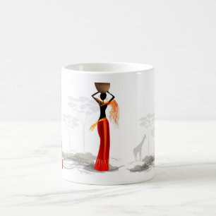 Taza De Café África negro
