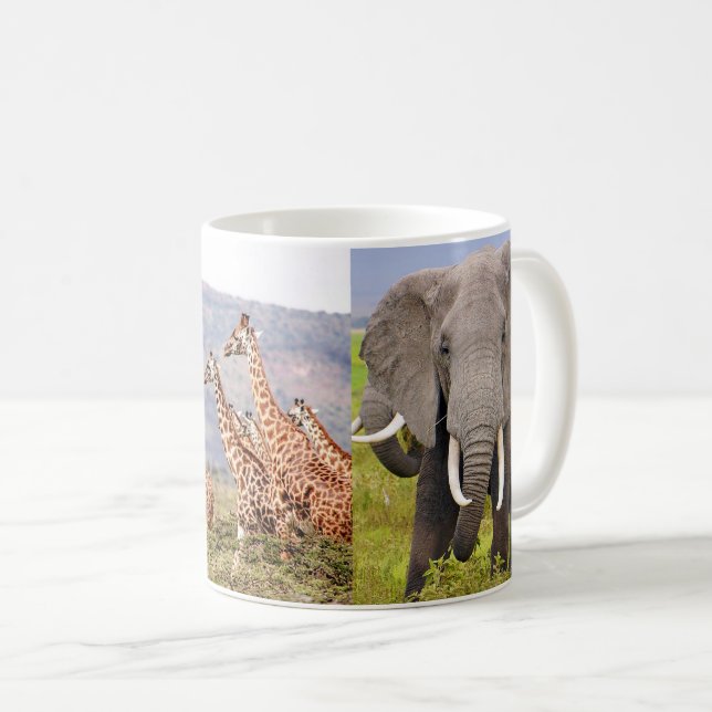 Taza De Café African Animals (Anverso derecho)