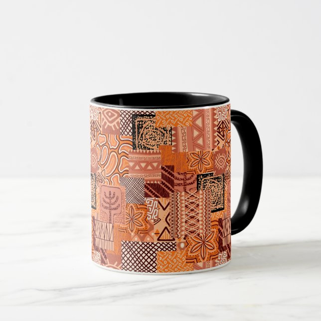 Taza de Cafe African Collage (Anverso derecho)