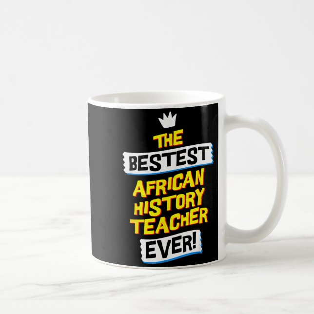 Taza De Café African History Teacher, Funny Job Occupation  (Derecha)