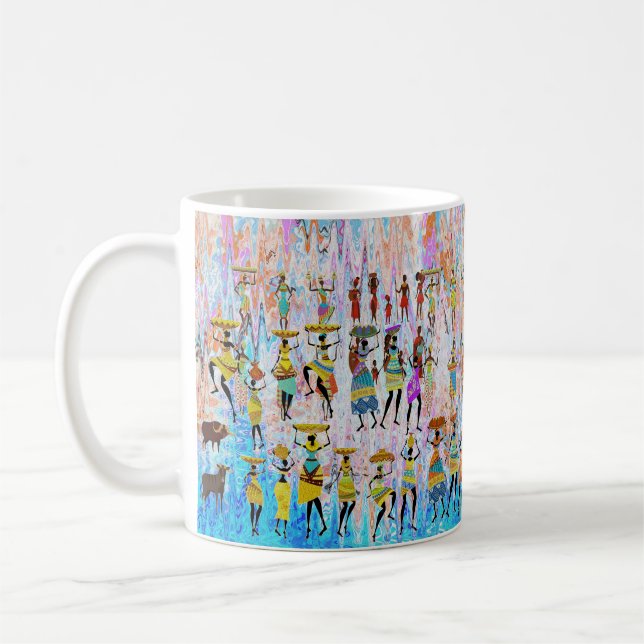 Taza De Café African Village (Izquierda)