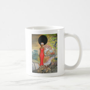Taza De Café Afro Glam: Una belleza eterna