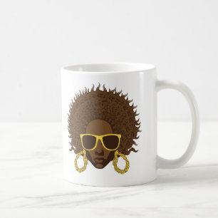Taza De Café Afro Guay